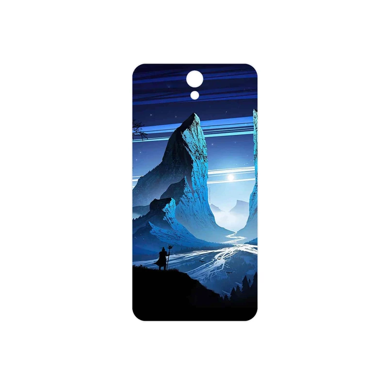 برچسب پوششی ماهوت مدل Blue Mountains Digital Art مناسب برای گوشی موبایل لنوو Vibe S1 Lite