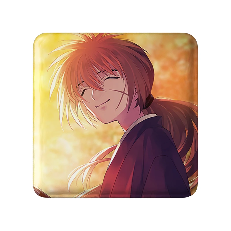 مگنت خندالو طرح انیمه رورونی کنشین مدل مربعی کد 34897