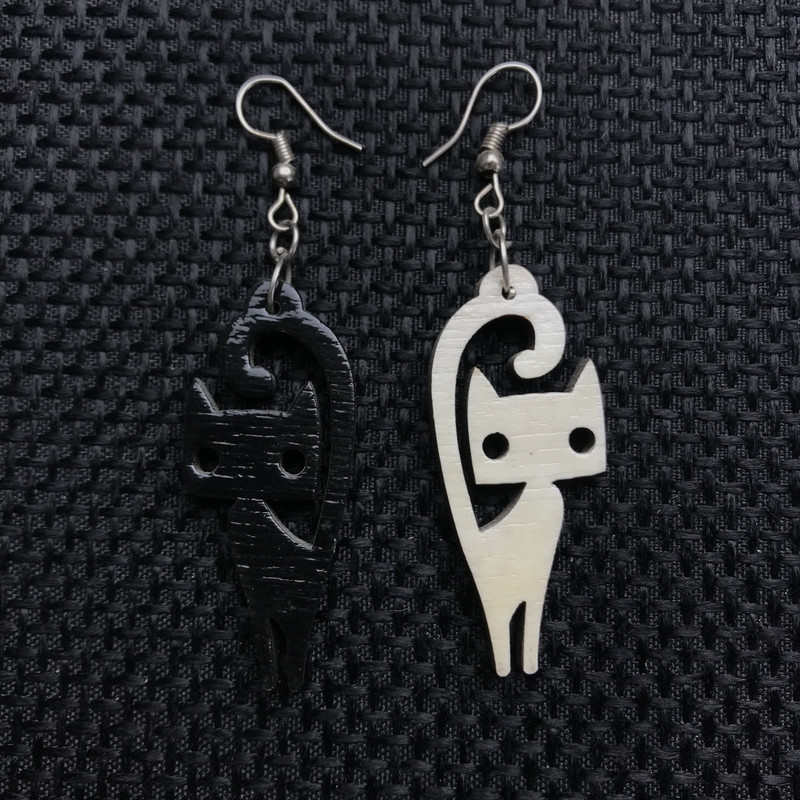 گوشواره دخترانه مدل گربه گوشواره دخترانه مدل گربه