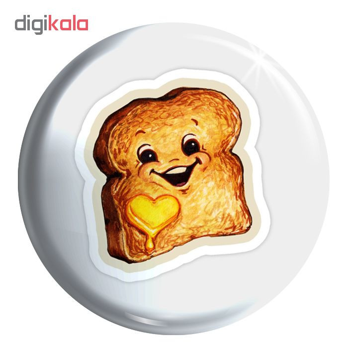 مگنت یخچال فلوریزا طرح نان تست کد MM004