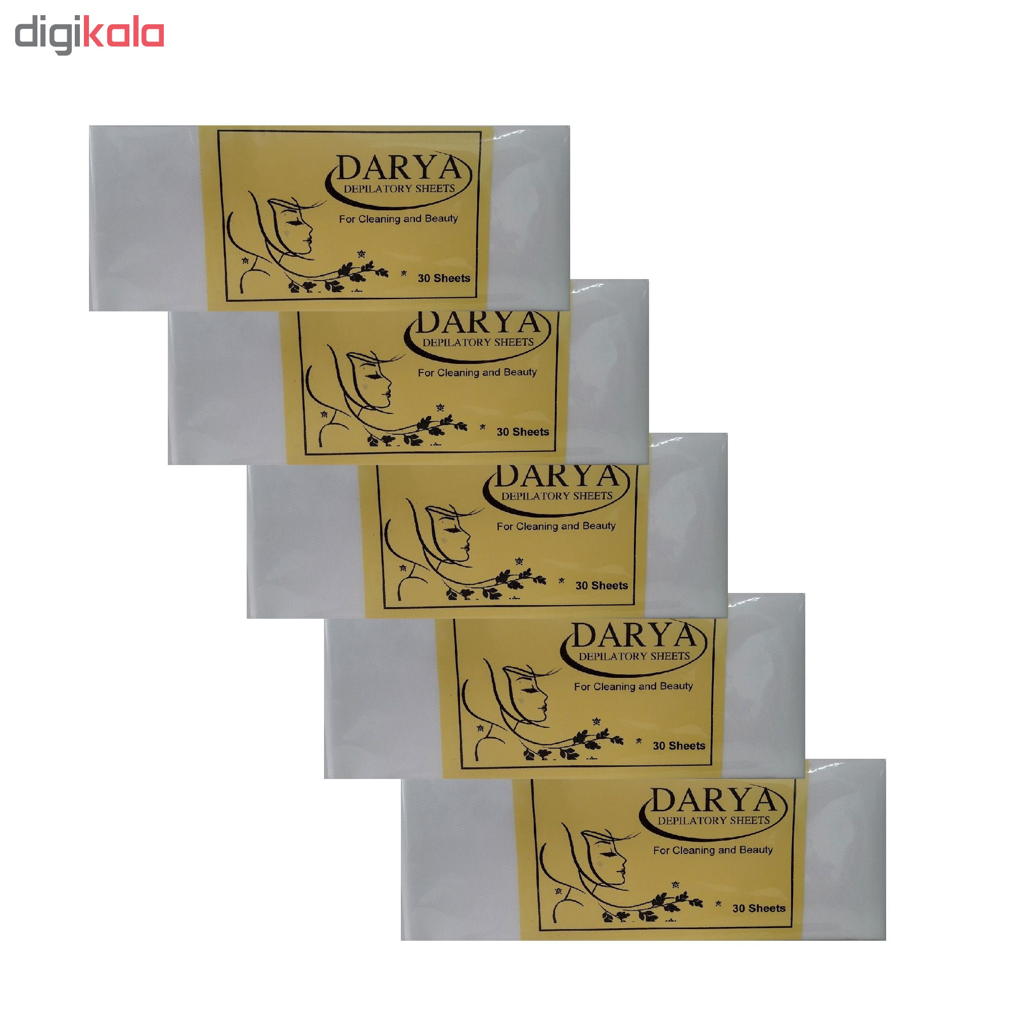 خرید پد اپیلاسیون بدن دریا مجموعه 5 عددی به همراه تیغ یدک اصلاح ژیلت مدل ناست بسته 5 عددی ✅