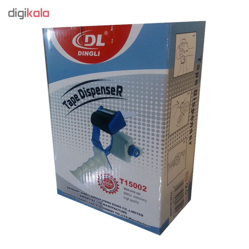 دستگاه چسب پهن دی ال مدل T15002 به همراه یک عدد چسب پهن 40 میکرون