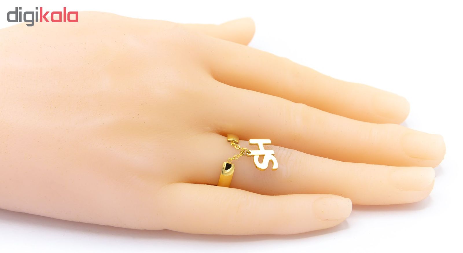 انگشتر زنانه بهارگالری طرح حرف SH -  - 5