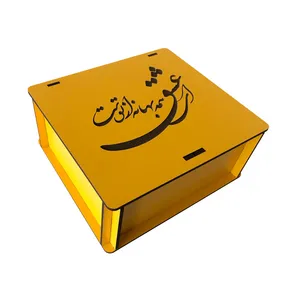 جعبه هدیه چوبی مدل j153