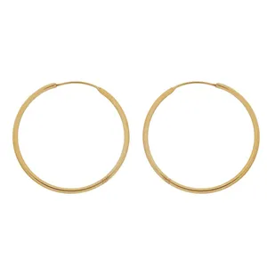 گوشواره طلا 18 عیار گالری گل سرخ مدل 100