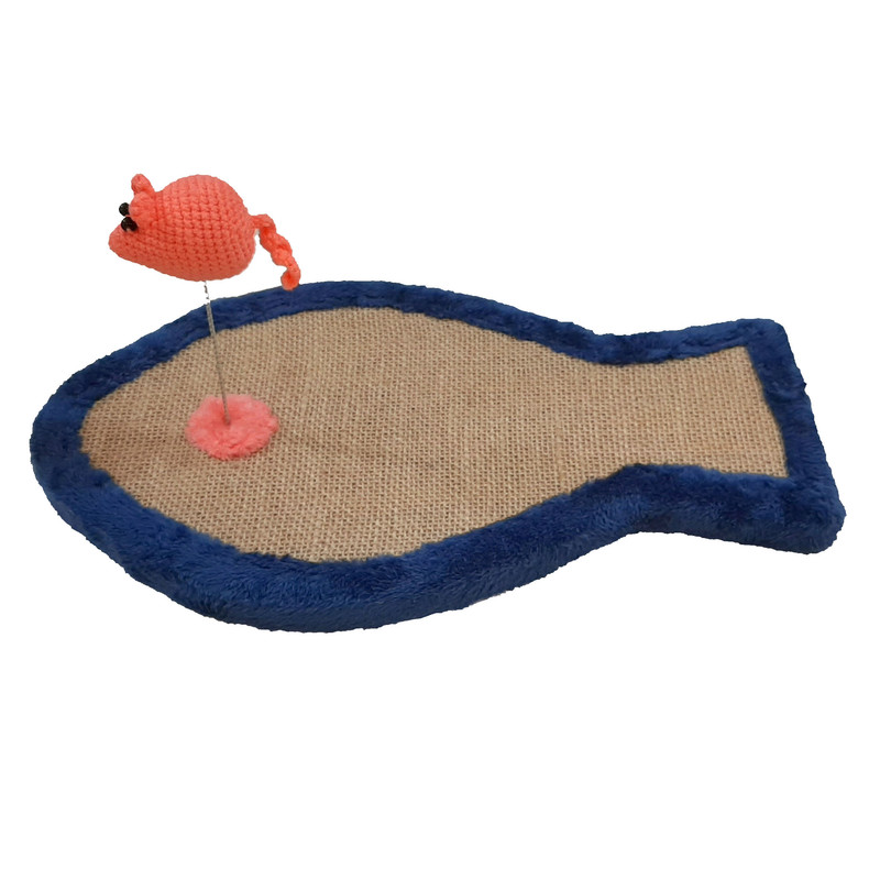 اسکرچر گربه مدل فنردار طرح ماهی