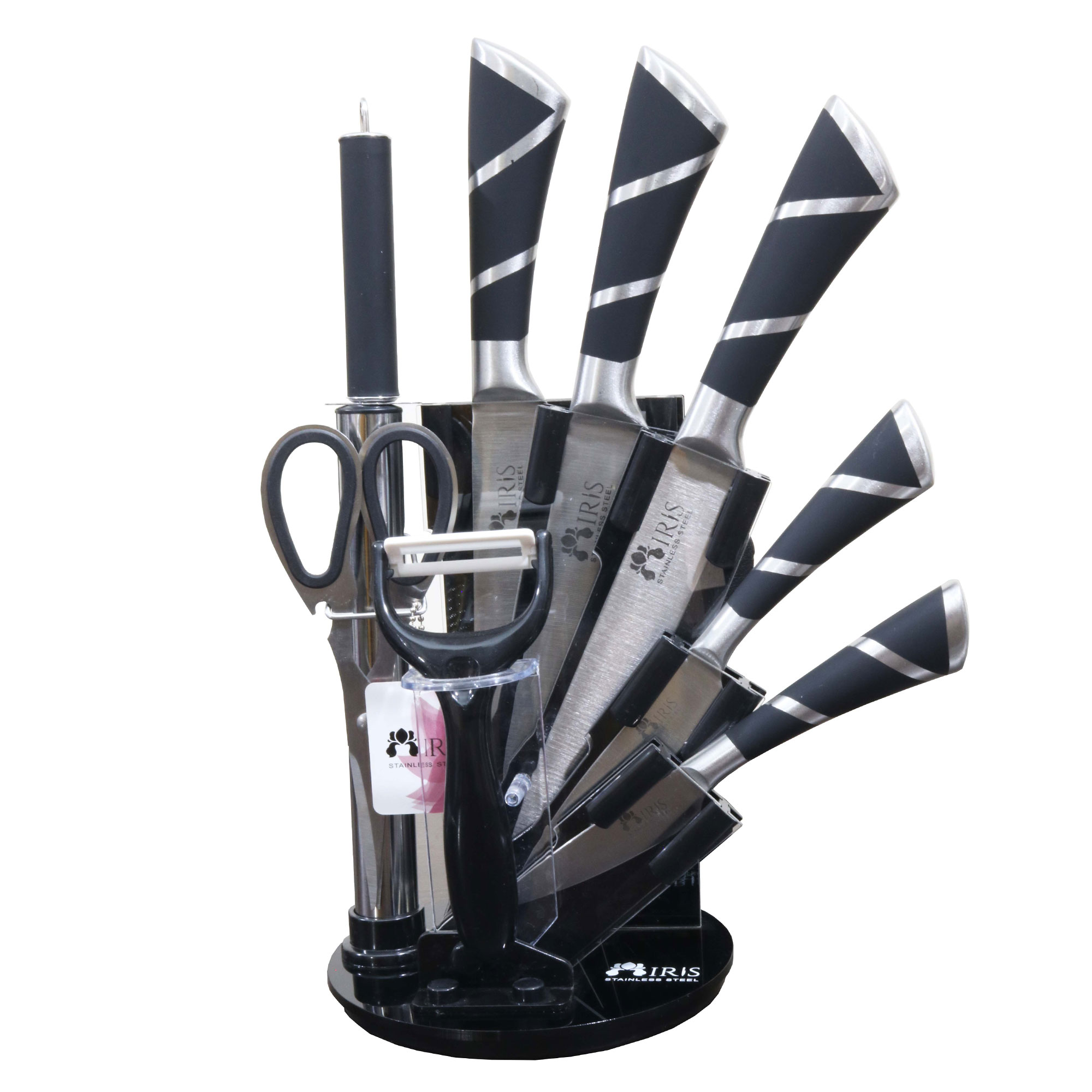 نکته خرید - قیمت روز سرویس چاقو آشپزخانه 9 پارچه آیریس مدل 44 خرید