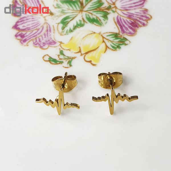 گوشواره زنانه مدل ضربان 97