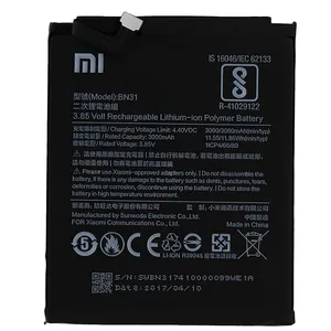 باتری موبایل مدل BN31 ظرفیت 3000 میلی آمپر ساعت مناسب برای گوشی موبایل شیائومی Mi  5X