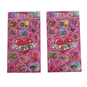 استیکر دیواری کودک مدل قلب برجسته کد KD-001 بسته دوعددی