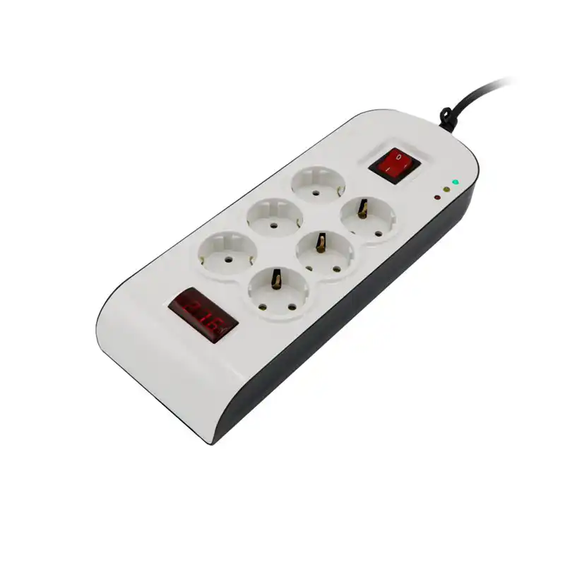 محافظ ولتاژ پارت الکتریک مدل شش خانه کد  P8796