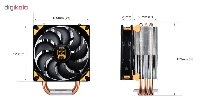 خنک کننده پردازنده سیلوراستون مدل Argon SST-AR01-V3