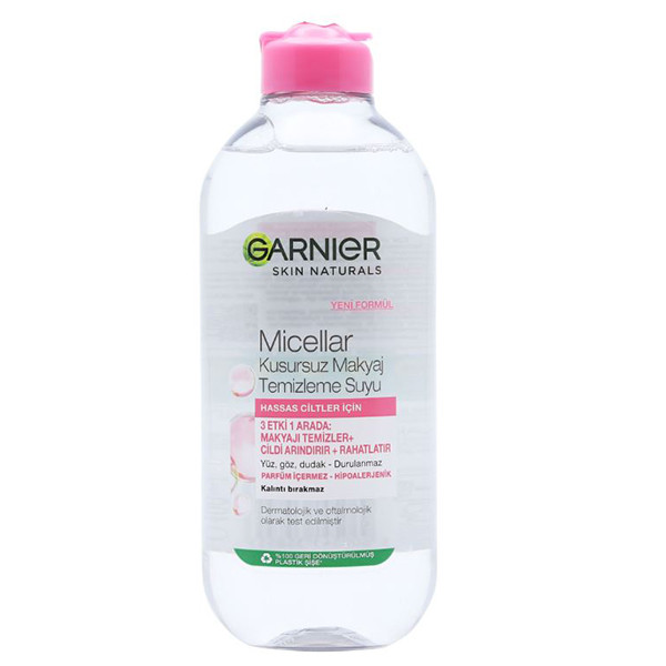 محلول پاک کننده آرایش صورت گارنیه مدل Skin Naturals حجم 400 میلی لیتر محلول پاک کننده آرایش صورت گارنیه مدل Skin Naturals حجم 400 میلی لیتر