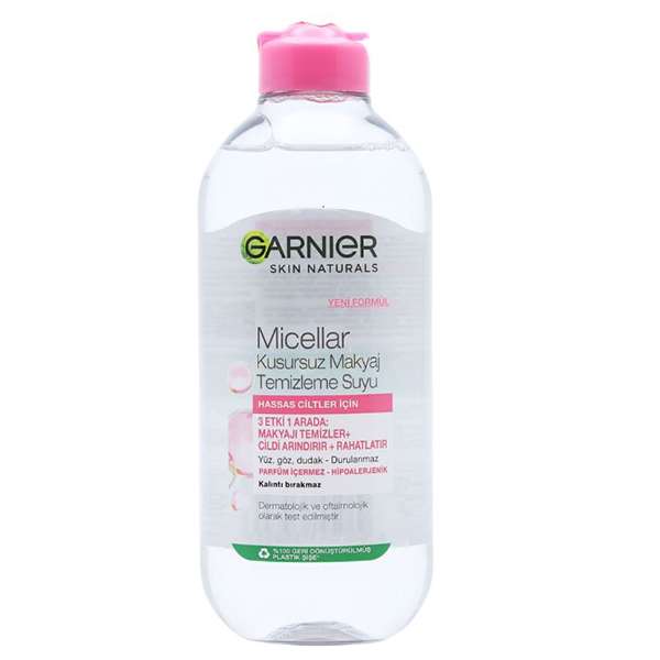 محلول پاک کننده آرایش صورت گارنیه مدل Skin Naturals حجم 400 میلی لیتر محلول پاک کننده آرایش صورت گارنیه مدل Skin Naturals حجم 400 میلی لیتر