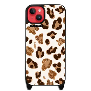 AKAM AMCWLA14PLUS-PANTHER PATTERN2 Cover For Apple iPhone 14 Plus