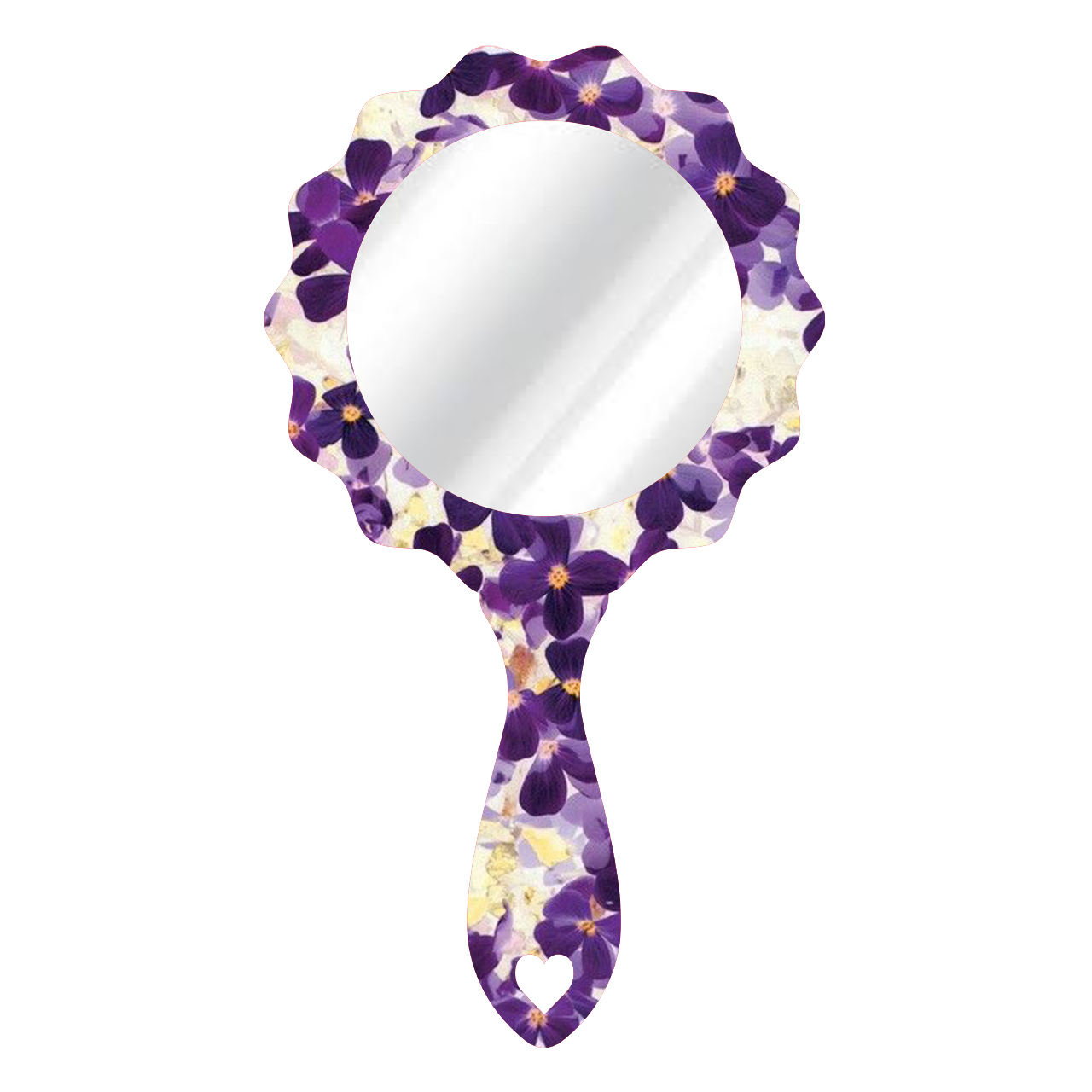 آینه آرایشی مدل گل کد 173