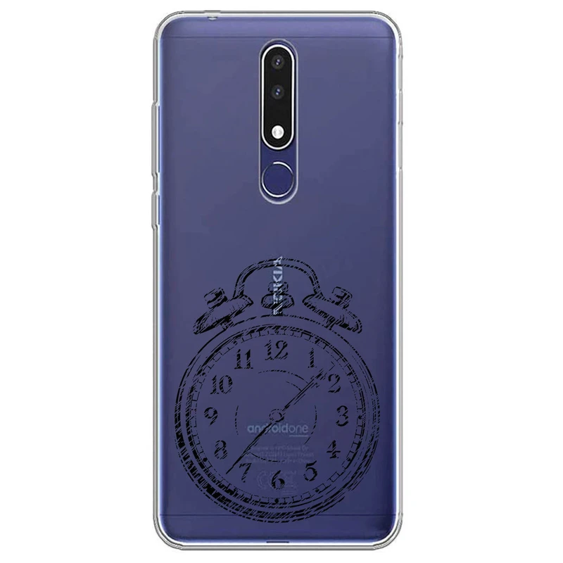 کاور مگافون طرح ساعت مدل C64-B مناسب برای گوشی موبایل نوکیا 3.1 Plus     