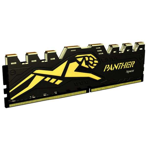 رم دسکتاپ DDR4 تک کاناله 3200 مگاهرتز CL16-20-20-38 اپیسر مدل Panther ظرفیت 16 گیگابایت