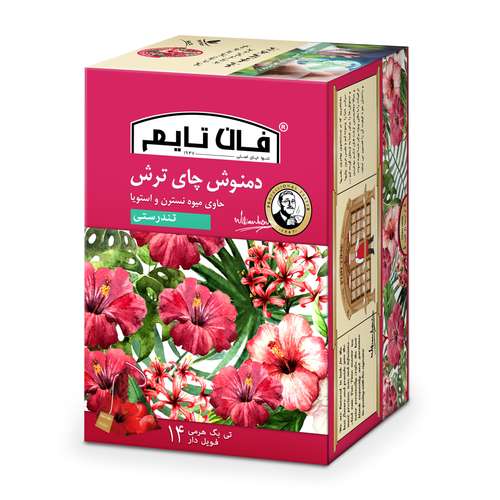 دمنوش گیاهی چای ترش فان تایم بسته 14 عددی