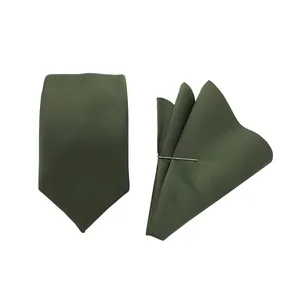 ست کراوات و دستمال جیب مدل KDS-1005