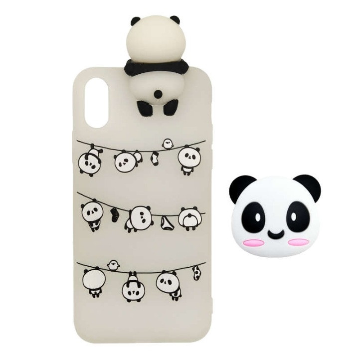 کاور مدل panda-01 مناسب برای گوشی موبایل سامسونگ galaxy A01 به همراه پایه نگهدارنده