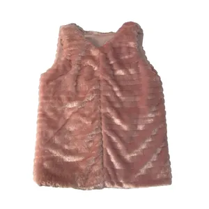 جلیقه رسمی دخترانه مدل مخمل راه راه 