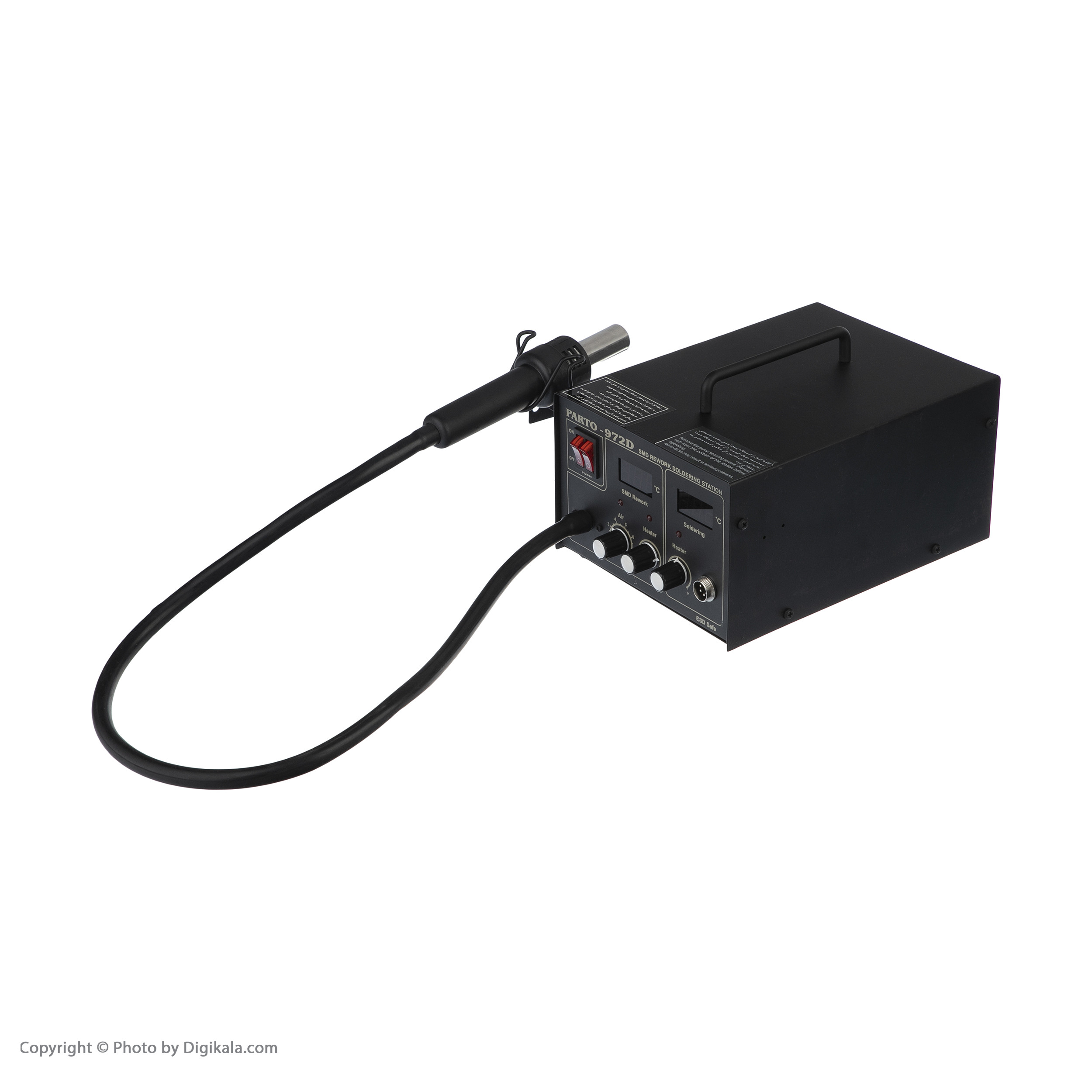 هیتر و هویه 330 وات صنعت پرتو آندیا مدل PARTO 972D