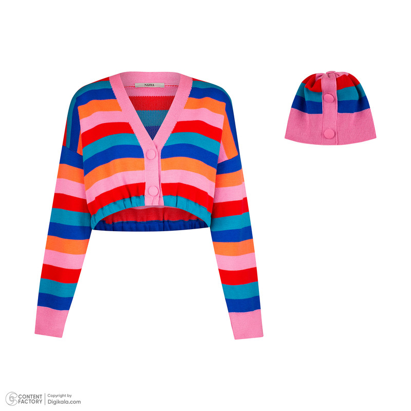 ست ژاکت و کلاه زنانه نیزل مدل 9500