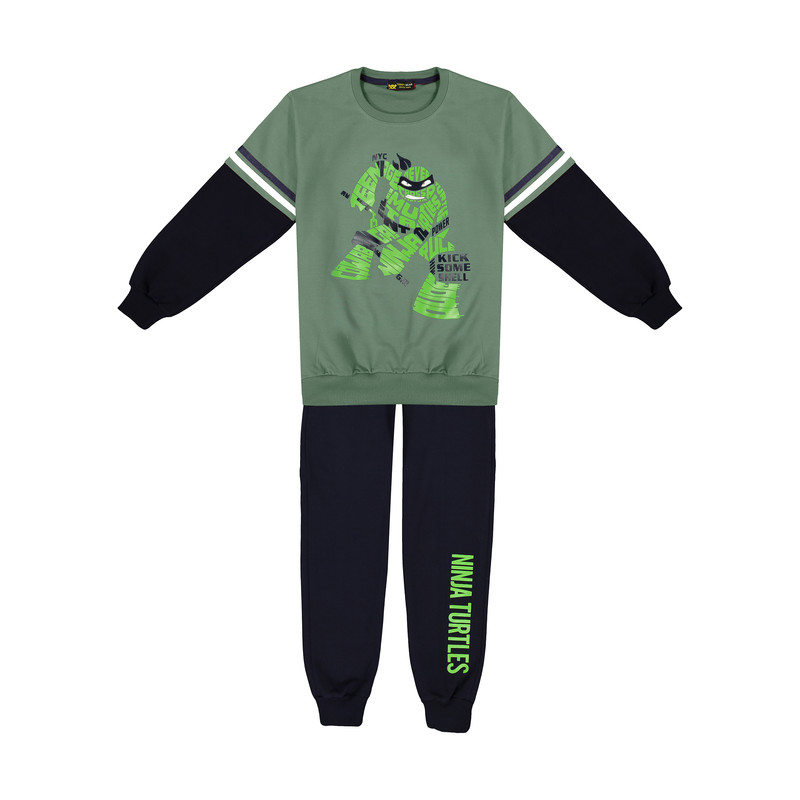 ست سویشرت و شلوار پسرانه خرس کوچولو مدل 2011172-46