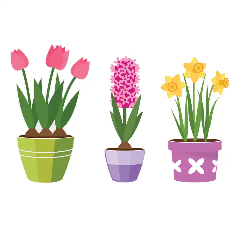 استیکر کلید پریز گراسیپا طرح گلدان بسته 3 عددی