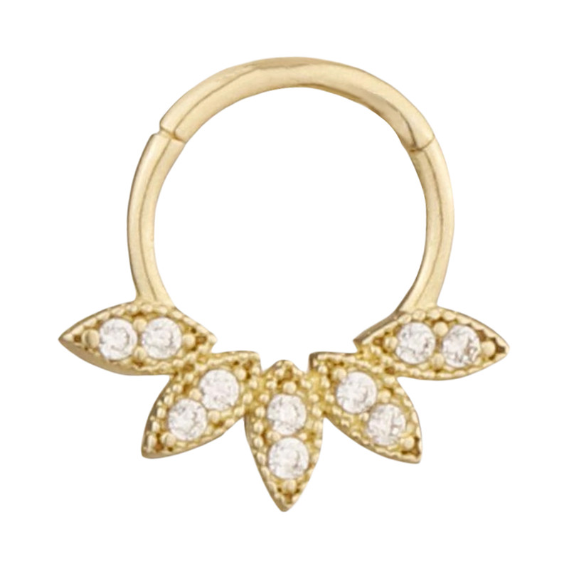 پیرسینگ طلا 18 عیار زنانه روبی آرت گالری مدل 74011 پیرسینگ طلا 18 عیار زنانه روبی آرت گالری مدل 74011