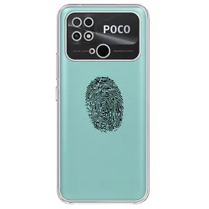 Megafone Finger Print C62-B Cover For Xiaomi Poco C40