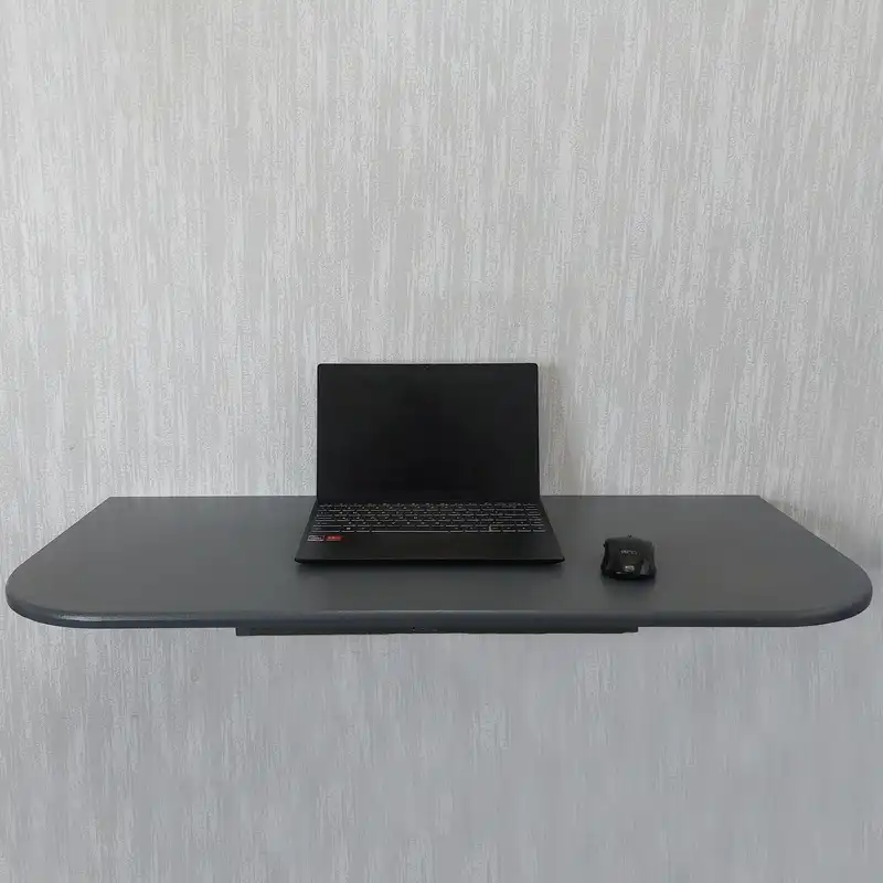 میز تحریر مدل دیواری طرح مستطیل منحنی