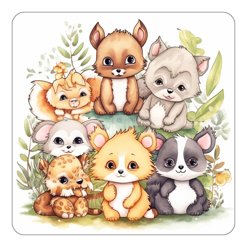 مگنت کاکتی طرح حیوانات کارتونی مدل mp28508