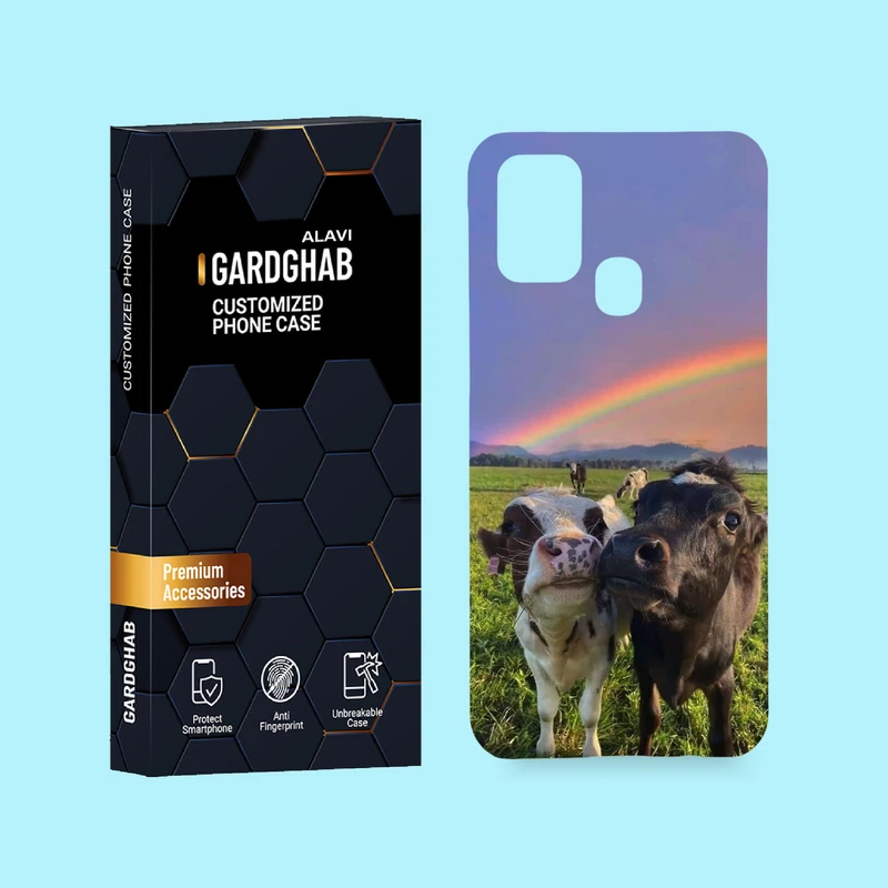 کاور گارد قاب علوی مدل حیوانات مناسب برای گوشی موبایل سامسونگ Galaxy M31