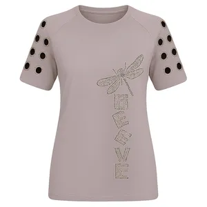 تی‌شرت آستین کوتاه زنانه مدل آی تکین کد 02