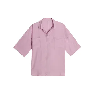 بلوز آستین سه ربع یقه برگردان زنانه مدل bn33