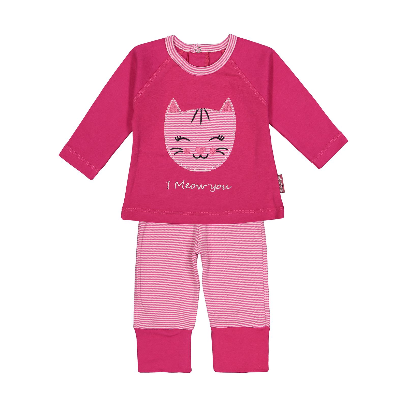ست تی شرت و شلوار راحتی نوزادی دخترانه آدمک مدل 2171116-66 -  - 1