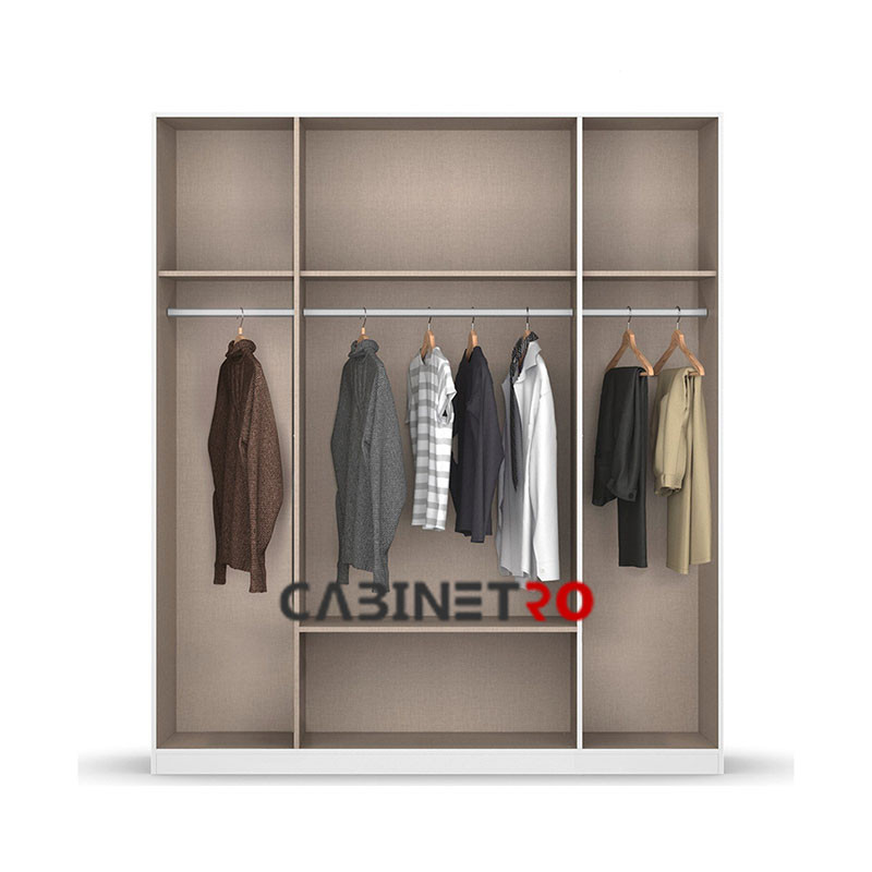 کمد لباس فلفور کابینت مدل  S180cm MDF
