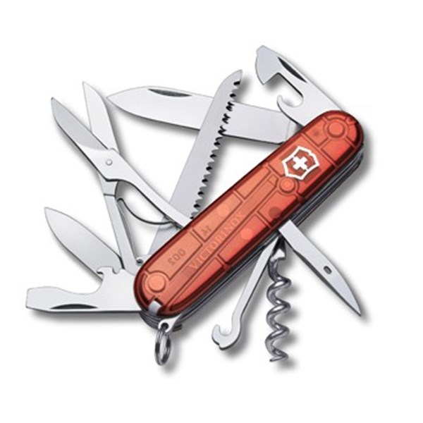 چاقوی ویکتورینوکس مدل Huntsman Red Trans کد 13713T