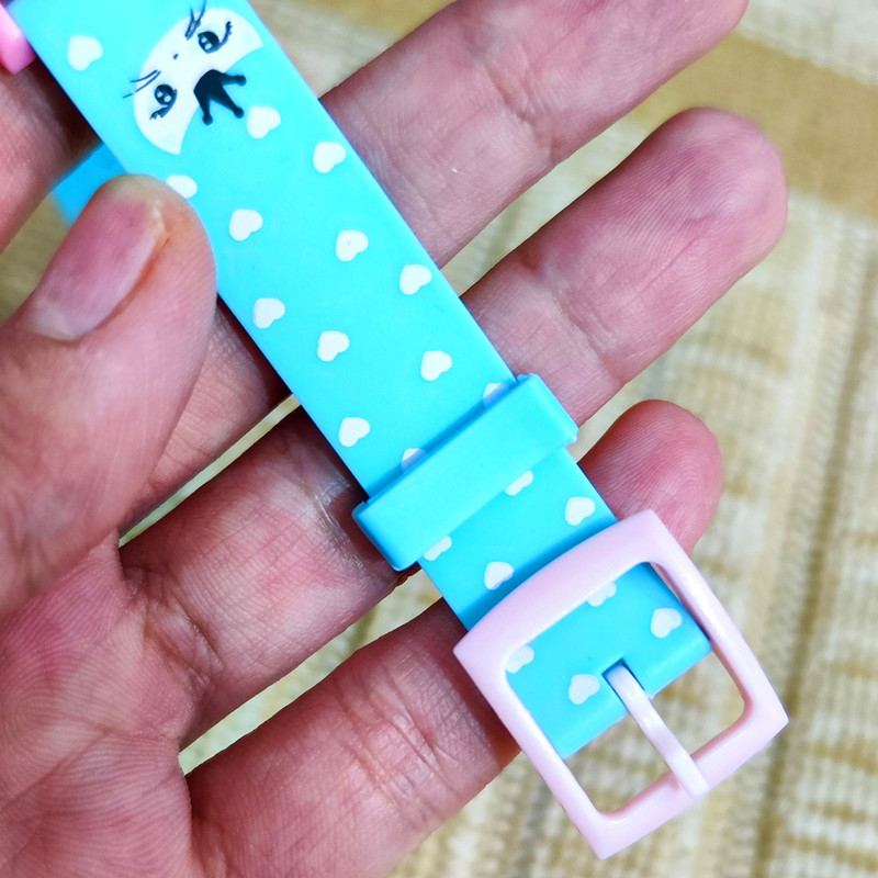 ساعت مچی عقربه ای بچگانه والار مدل عروسکی طرح گربه