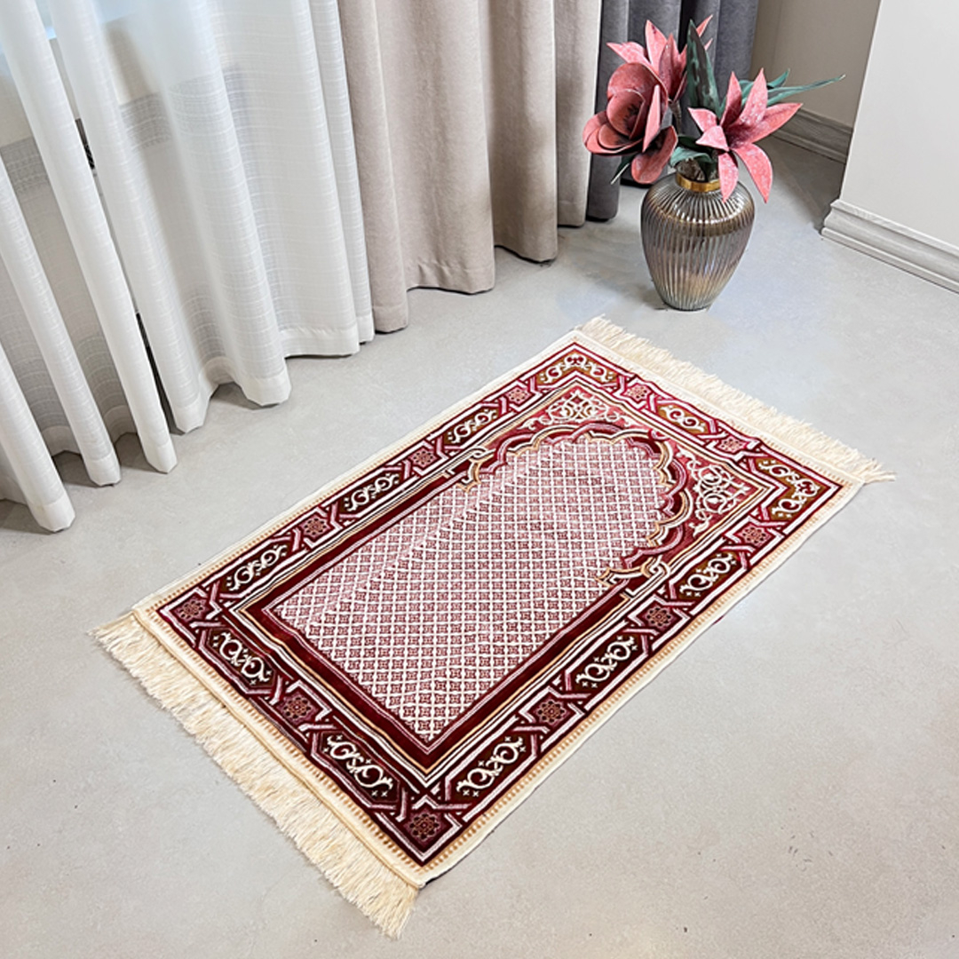 سجاده صفاهوم مدل گل برجسته کد 08