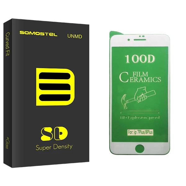 محافظ صفحه نمایش سرامیکی سوماستل مدل SD Glass مناسب برای گوشی موبایل اپل iPhone 8 Plus
