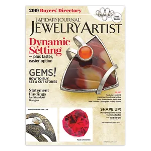مجله Lapidary Journal Jewelry Artist ژانویه/فوریه 2019