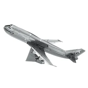 پازل فلزی سه بعدی - مدل BMK boeing 747 