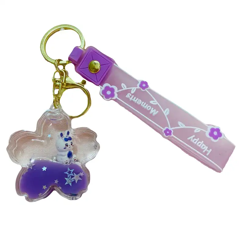 جاکلیدی مدل آکواریومی طرح شکوفه و خرگوش کد JIMI110