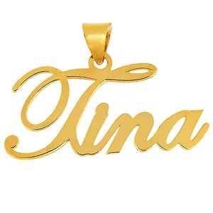 آویز گردنبند نقره طرح اسم تینا کد 04