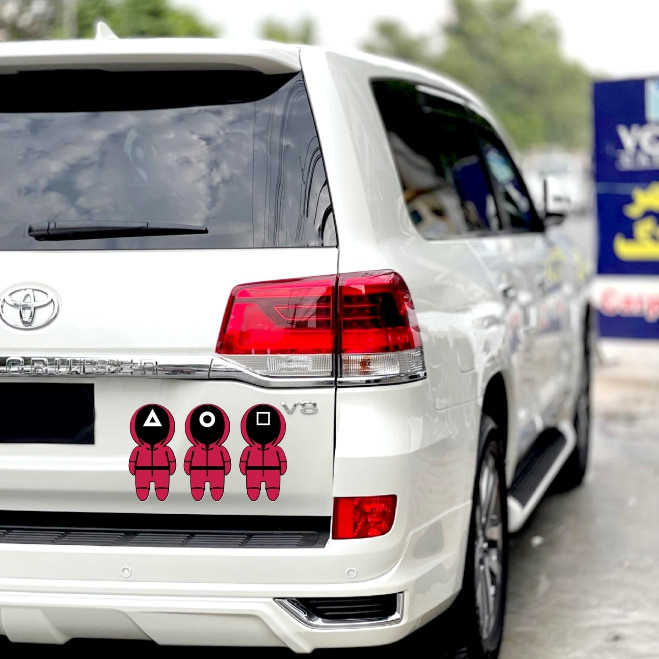 برچسب بدنه خودرو طرح ست نگهبانان بازی مرکب بسته سه عددی