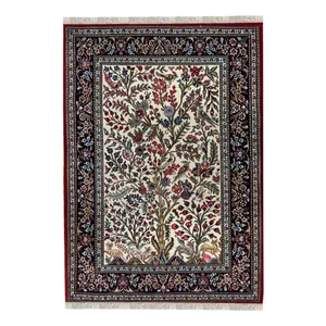 فرش دستبافت یک و نیم متری کد 4300