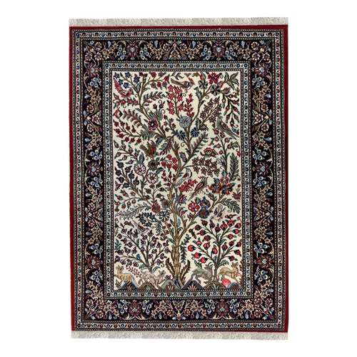 فرش دستبافت یک و نیم متری کد 4300